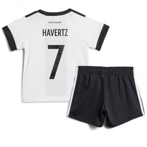 Niemcy Kai Havertz #7 Koszulka Podstawowych Dziecięca MŚ 2022 Krótki Rękaw (+ Krótkie spodenki)